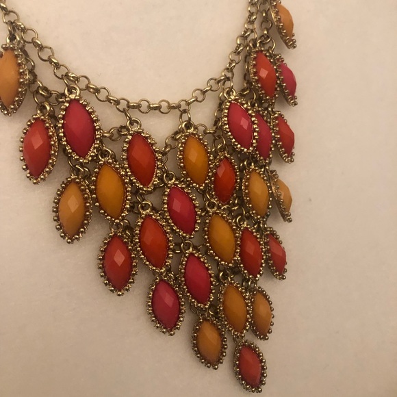 🦚 Ombré Statement Necklace - Picture 3 of 6